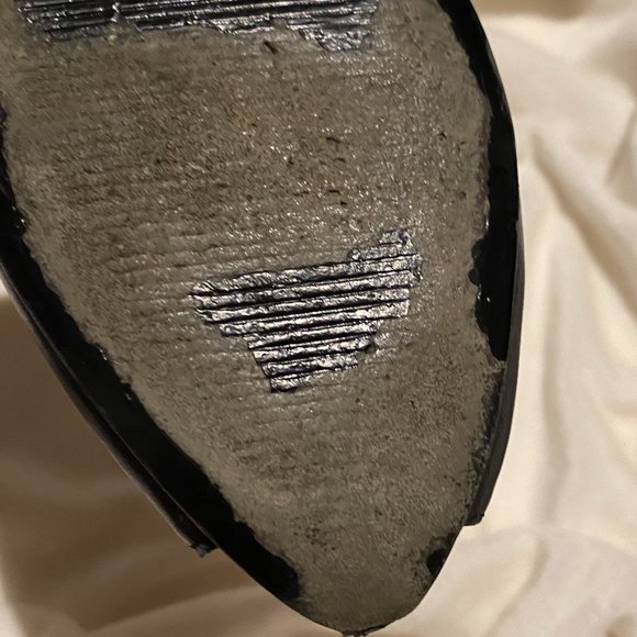 Via Spia black peep-toe pump - sz 7.5 - Picture 6 of 12